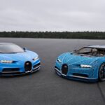 Bugatti Chiron fabricado con piezas de Lego