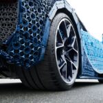 Bugatti Chiron fabricado con piezas de Lego