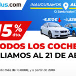 Ampliamos hasta el 21 de abril el 15% de descuento en coches de más de 10.000 euros