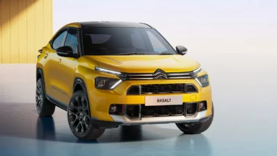 Citroën Basalt Vision de color amarillo