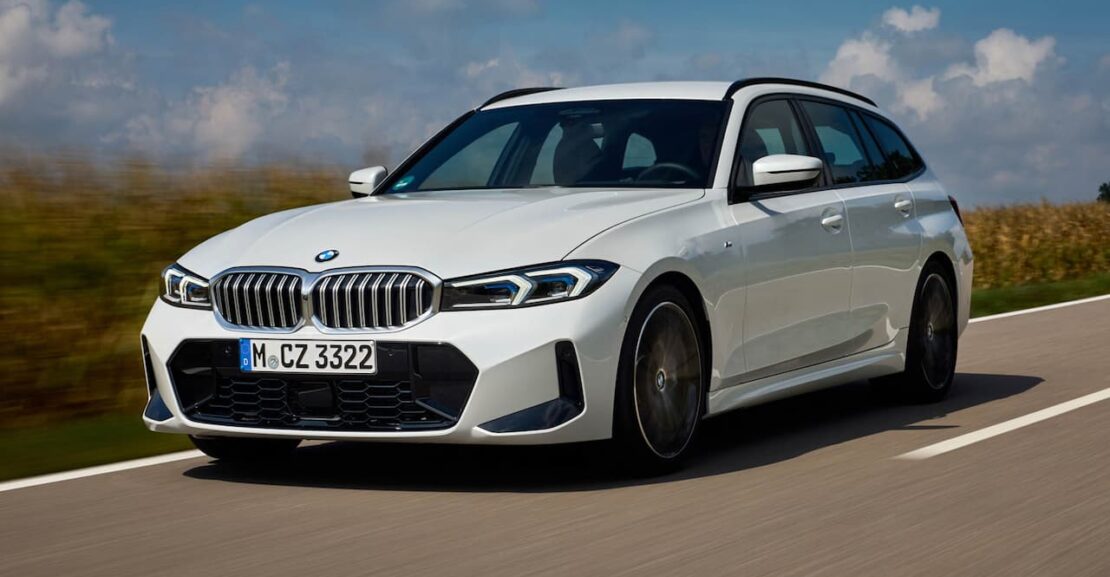 BMW Serie 3 Touring de color blanco