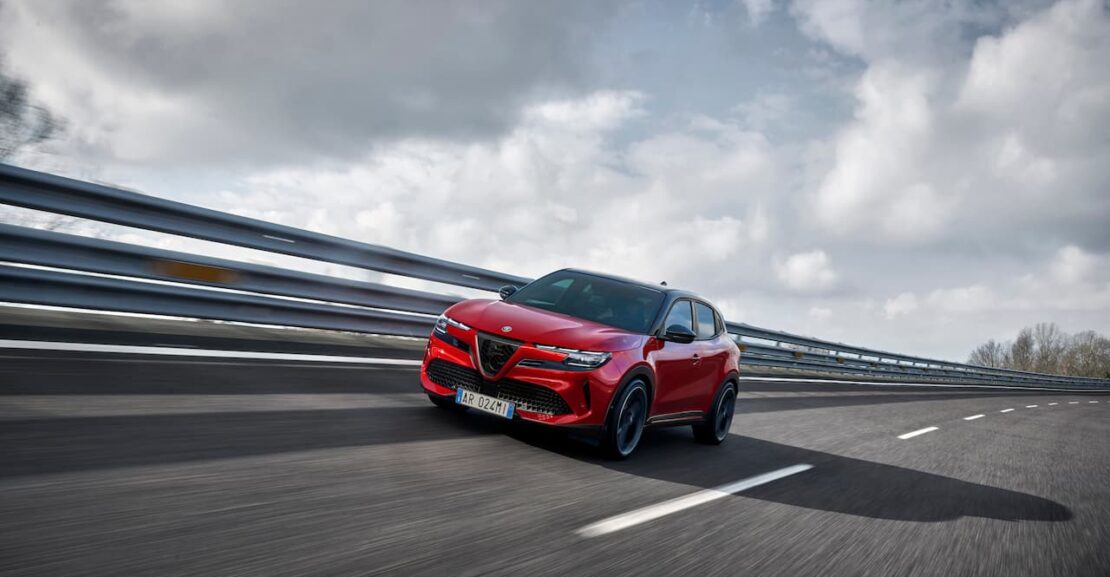 Alfa Romeo Junior Veloce en la carretera