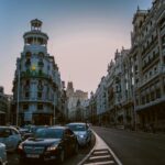 Coches en el centro de Madrid