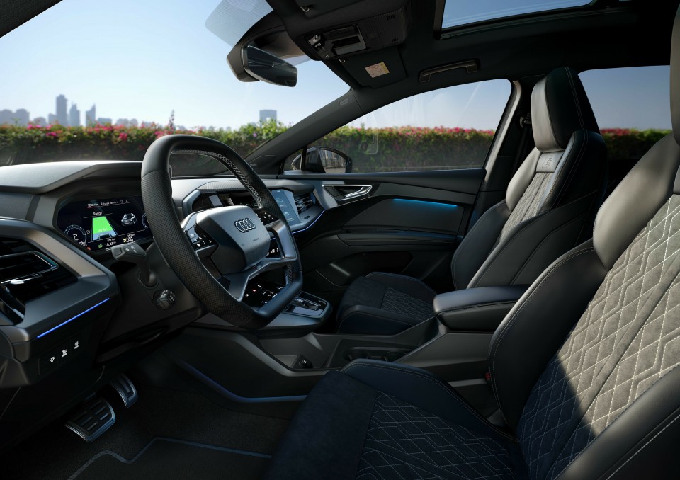 Interior del Audi Q4 35 e-tron