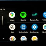 Pantalla con sistema Android Auto