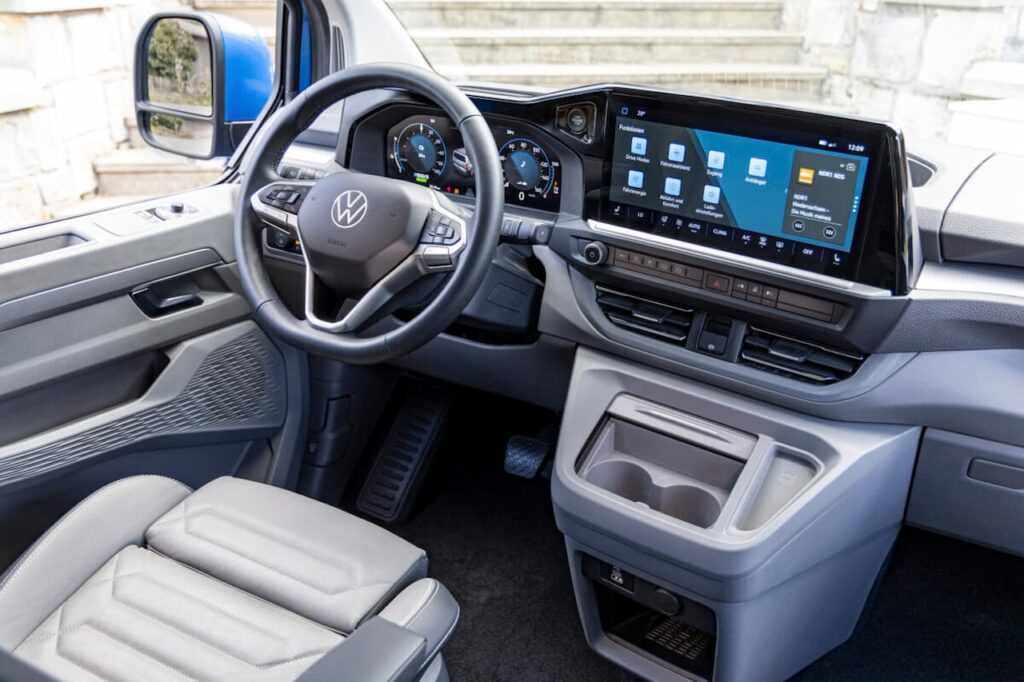 Diseño interior del Volkswagen Caravelle